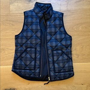 J. Crew Plaid Quilted Vest